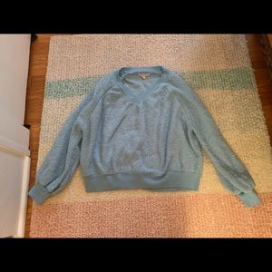 Women’s Size Small Blue Cozy Sweater “Soft and Cozy” by Poof